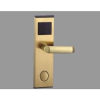 Door Lock With RFID Card Access Control - Gold - 1 Set 